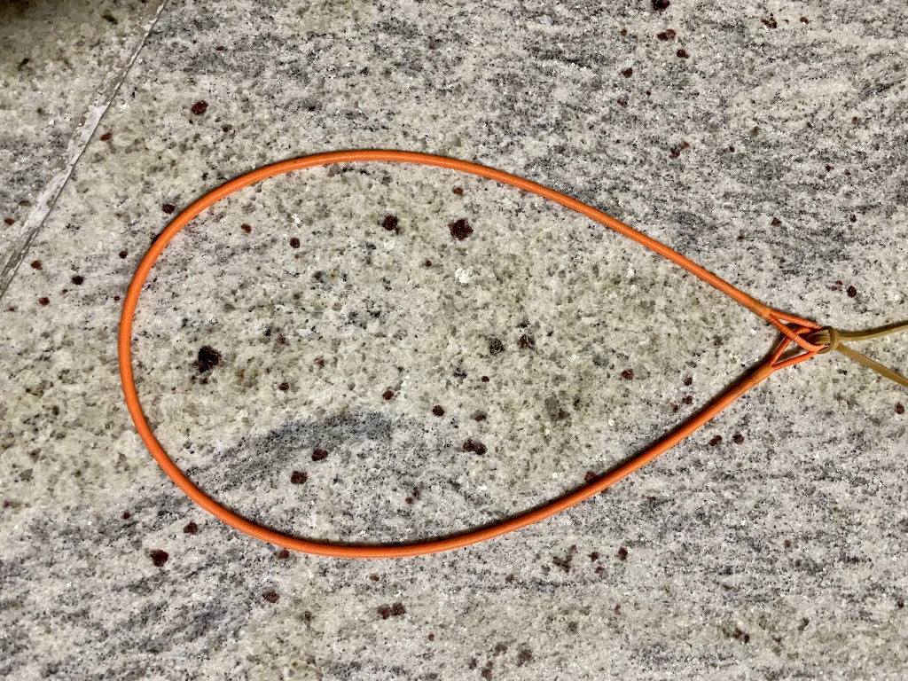 Ansicht der Sehne in Orange