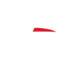 Naturfeder Shield LW 3" Rot
