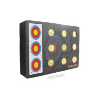 Eleven Plus Target 70 x 100 x 20cm + 12x 9.5c