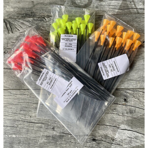 Alexbow Carbon Dart´s 20er Pack Flu-Gelb