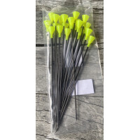 Alexbow Carbon Dart´s 20er Pack Flu-Orange