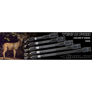 Avalon Tec X 3D-Pro Black Hunting Stabilisator 10"