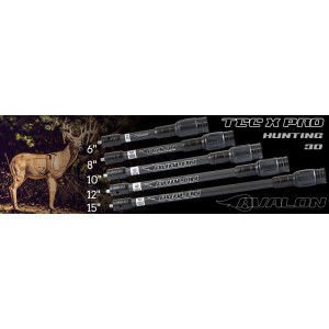 Avalon Tec X 3D-Pro Black Hunting Stabilisator 15"