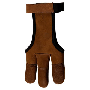 Buck Trail Schießhandschuh Palm Leder "Russet" S