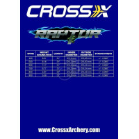 Cross-X Fertigpfeil Raptor Natural