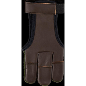 Bucktrail Full Palm Fourway mit Leder Grün/Braun