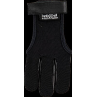 Bucktrail Full Palm Fourway mit Leder Schwarz
