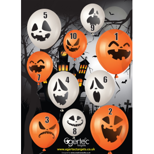 Egertec Halloween Scheibenauflagen Baloon