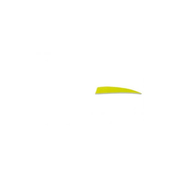 Naturfeder Shield LW 3" Neongelb
