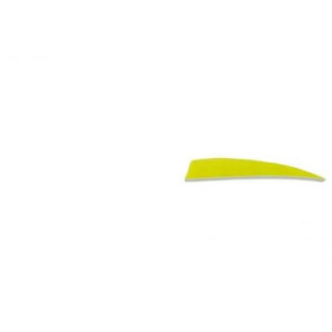 Naturfeder Shield LW 3" Neongelb