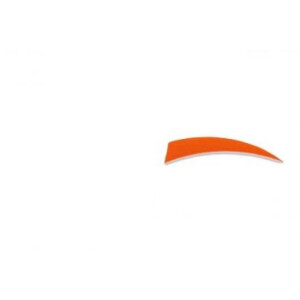 Naturfeder Shield LW 3" Orange
