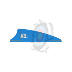 X-Vane Shield 1.75" Satin Blau
